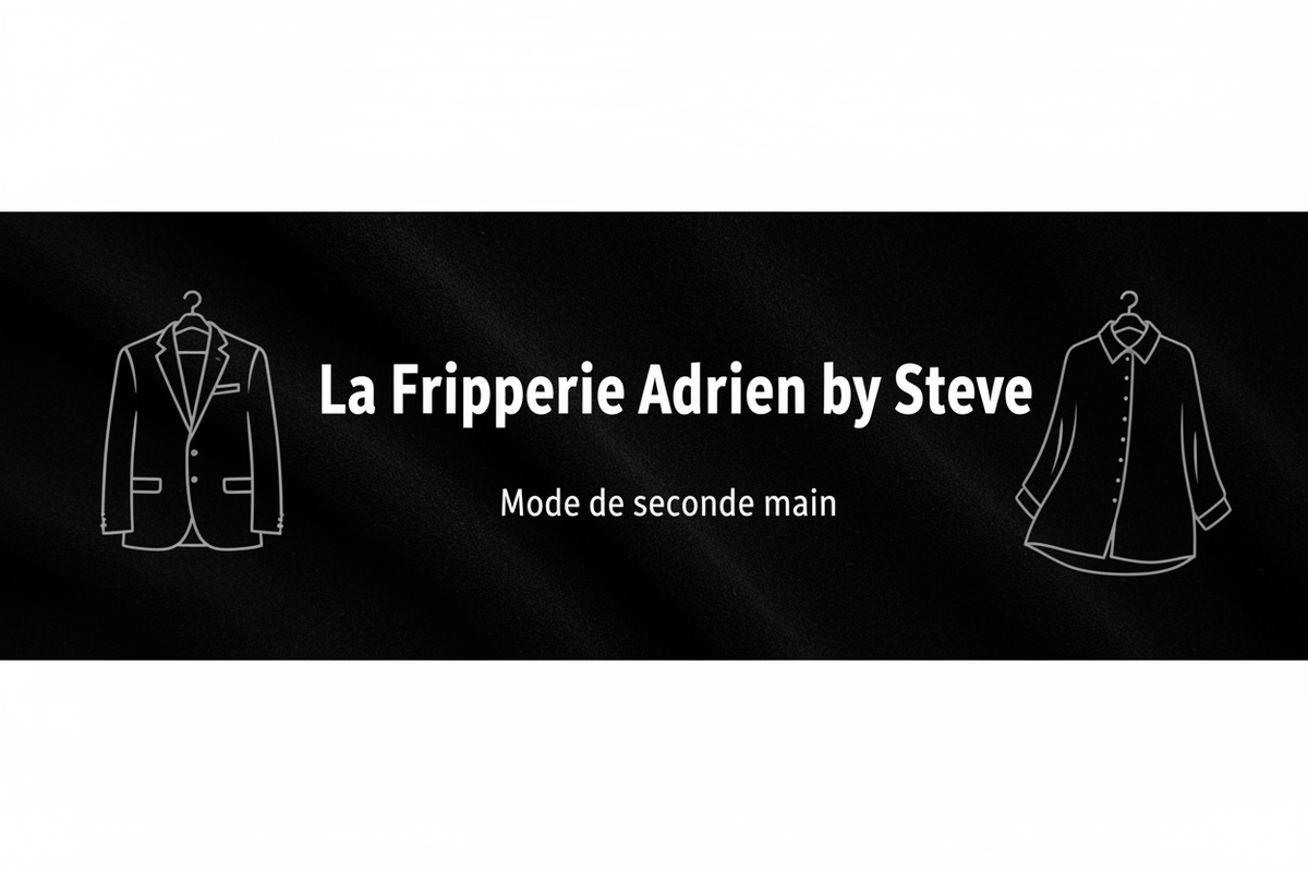 Bannière La Fripperie Adrien by Steve