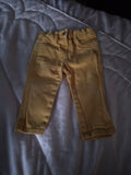 Jeans couleur moutarde Garçon
