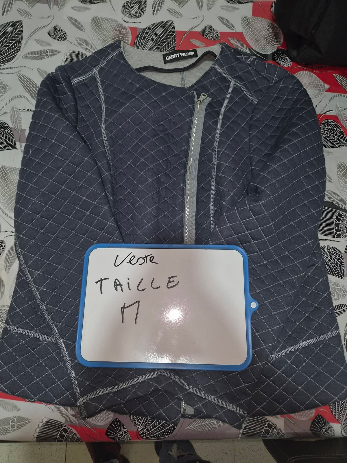 Veste dame bleu